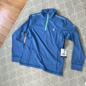 NWT Johnie O performance quarter zip youth size 12